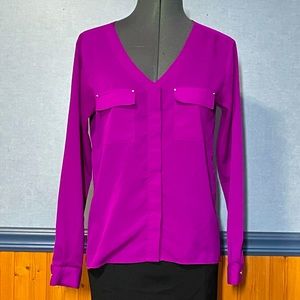 🔥3 for $15 Sale- Anne Klein magenta blouse